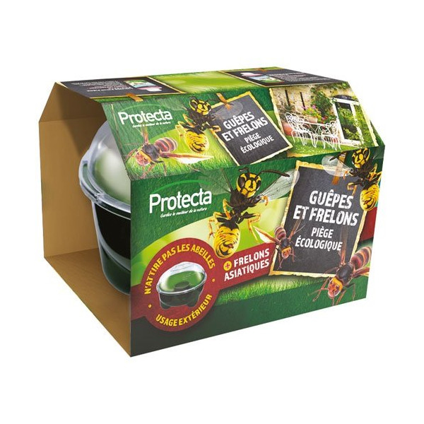 PROTECTA - Piège à guêpes et frelons écologique 2,4 L