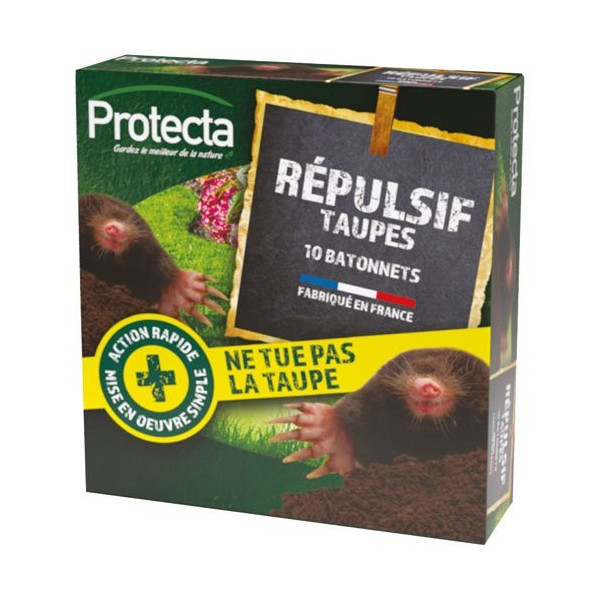 PROTECTA - Taupes 10 batonnets repulsifs 80g