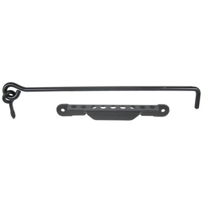 CROCHET CONTREVENT 8L400MM CREMAILLERE