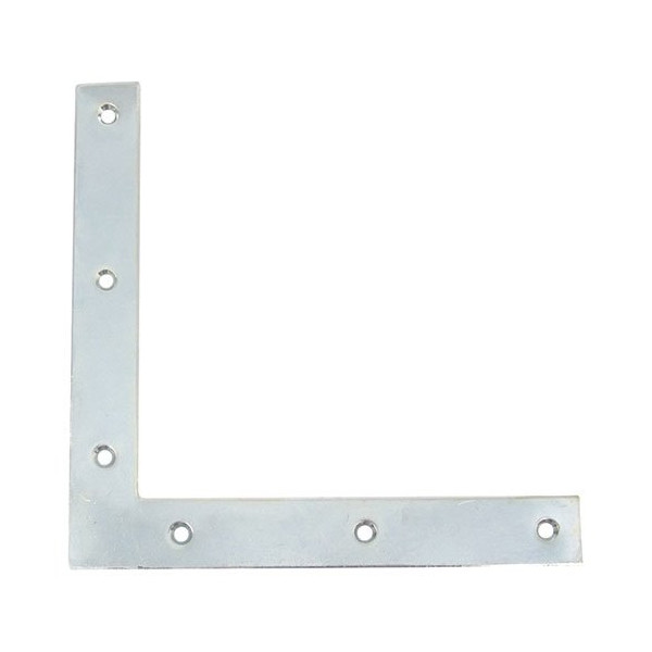 AFBAT - Equerre fenêtre têtes carres 20x2 l.160 zingué blanc