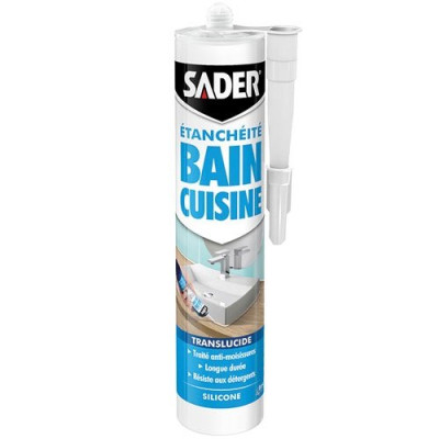 SADER MASTIC BAIN/CUISINE TRANSL.280ML (Vendu par 1)