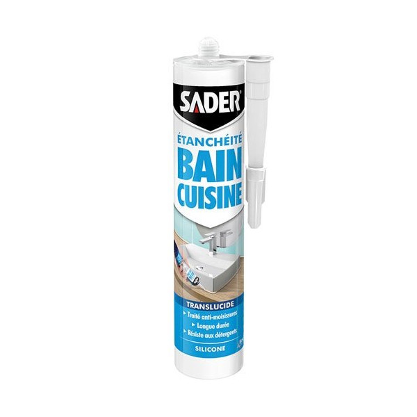 SADER - Sader mastic bain-cuisine translucide 280ml