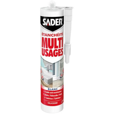 SADER MASTIC MULTIUSAGE BLANC280ML (Vendu par 1)