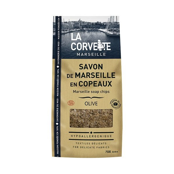 LA CORVETTE - Savon marseille copeaux olive 750g La Corvette