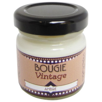 BOUGIE VINTAGE 30G AMBRE