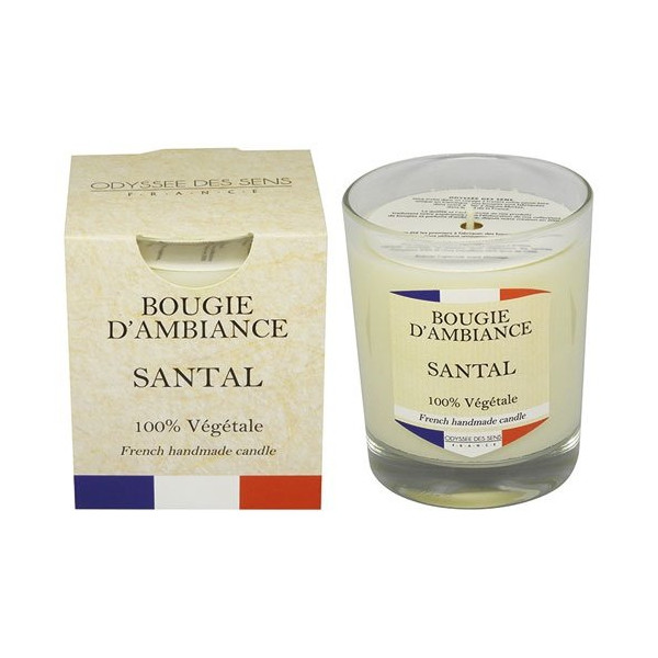 ODYSSEE DES SENS - Bougie 180 g Santal - Collection France