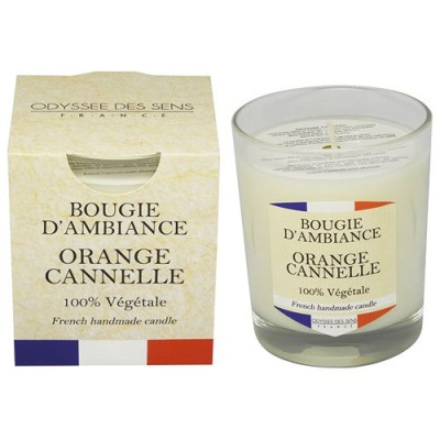 BOUGIE FRANCE 180G ORANGE CANNELLE