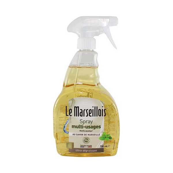 LE MARSEILLOIS - Nettoyant spray multi usage 99% d origine naturelle 750ml