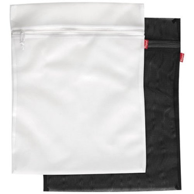 SET DE 2 FILETS A LINGE BLANCET NOIR (Vendu par 1)
