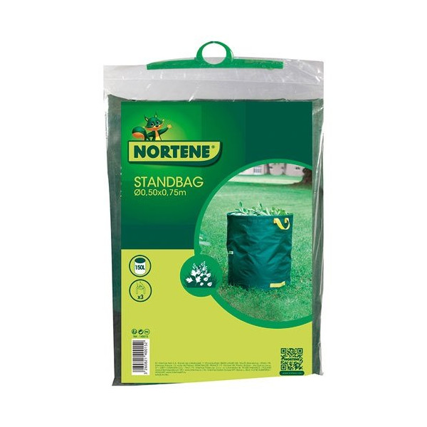 NORTENE - Sac déchets verts autostable Standbag a poignées d0.5mxh0.