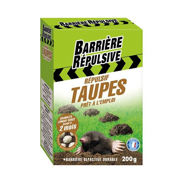 BARRIERE REPULSIVE. - Répulsif taupes granulés prêt à l'emploi 200g
