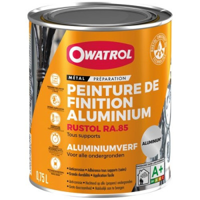 DURIEU RUSTOL PEINTURE ALU RA 85 0.75L (Vendu par 1)