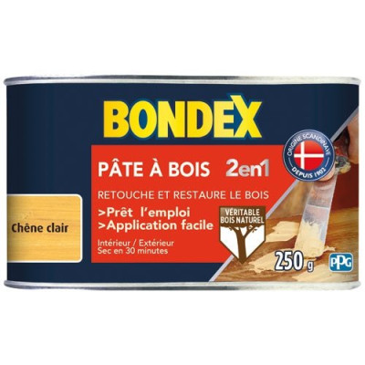 PATE A BOIS CHENE CLAIR 250GR