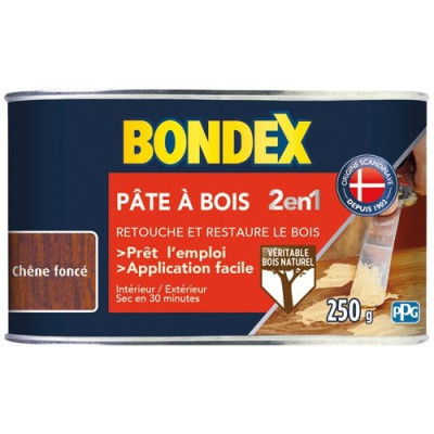 PATE A BOIS CHENE FONCE 250GR