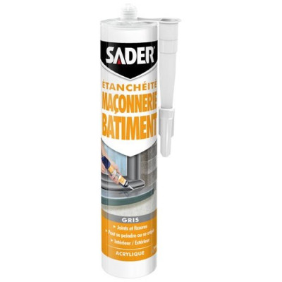 SADER MASTIC MACONNERIE BAT.GRIS 280ML (Vendu par 1)