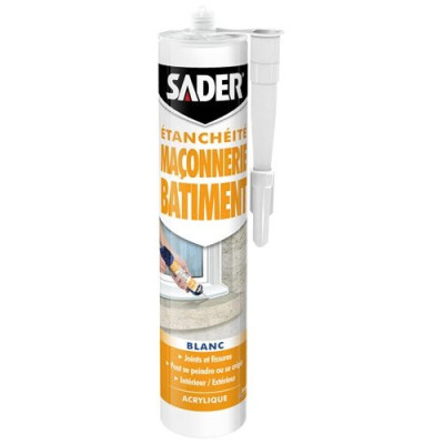 SADER MASTIC MACONNERIE BAT.BLANC280ML (Vendu par 1)