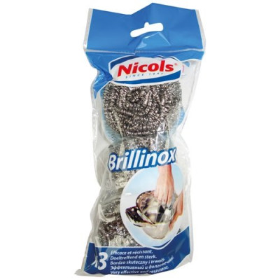 TAMPON SPIRALE INOX NETINOX 18G X3 (Vendu par 1)