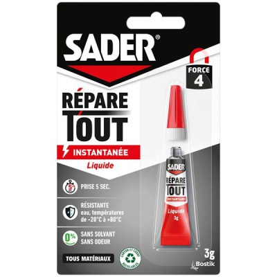 Sader Fix & Glue Liquide 1 Tube de 3gr