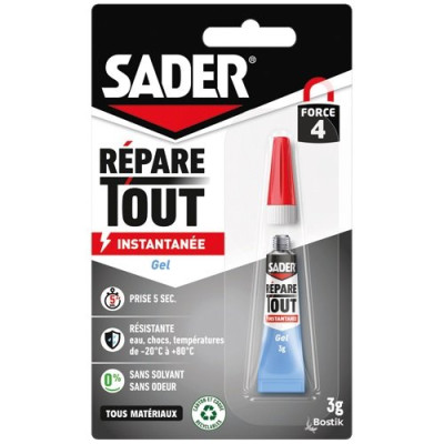 Sader Fix & Glue Gel 1 Tube de 3gr