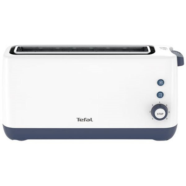 TEFAL - Grille-pain 1 fente Blanc - Minim Toaster - TL302110