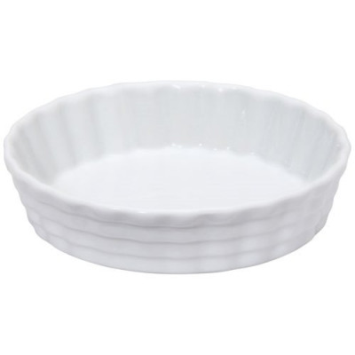 MOULE A TARTELETTE 12CM PORCELAINE BLC (Vendu par 24)