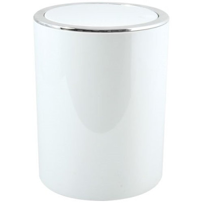 POUBELLE KAMAKA 6L SDB BLANC (Vendu par 1)