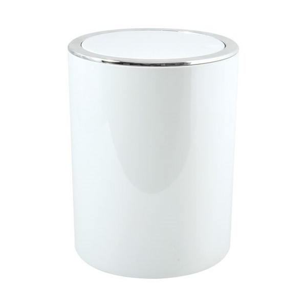 MSV - Poubelle Kamaka 6l sdb blanc