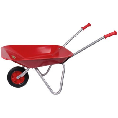 BROUETTE ENFANT METALLIQUE ROUGE (Vendu par 1)