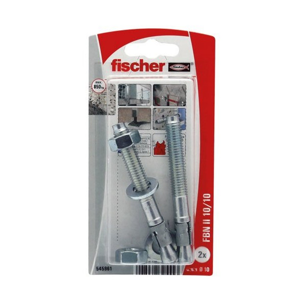 FISCHER - Goujons fbn II 10/10-2k blister de 10