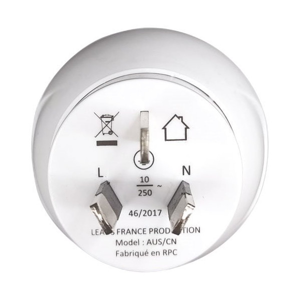 LTE DESIGN - Adaptateur prises France - Australie - Chine 240V-2400W
