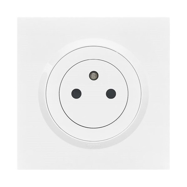 LEGRAND - 2pt surface blanc cpl grif dooxie