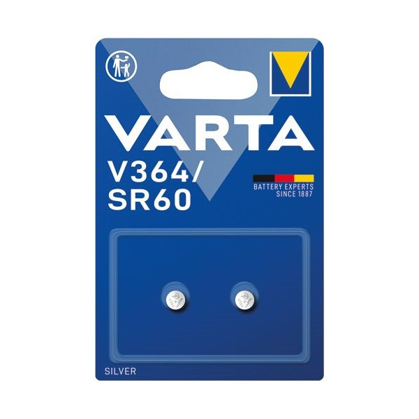 VARTA - Pile montre SR60 V364 x2