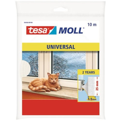 BOURRELET MOUSSE POL. BLANC 10MX25MM