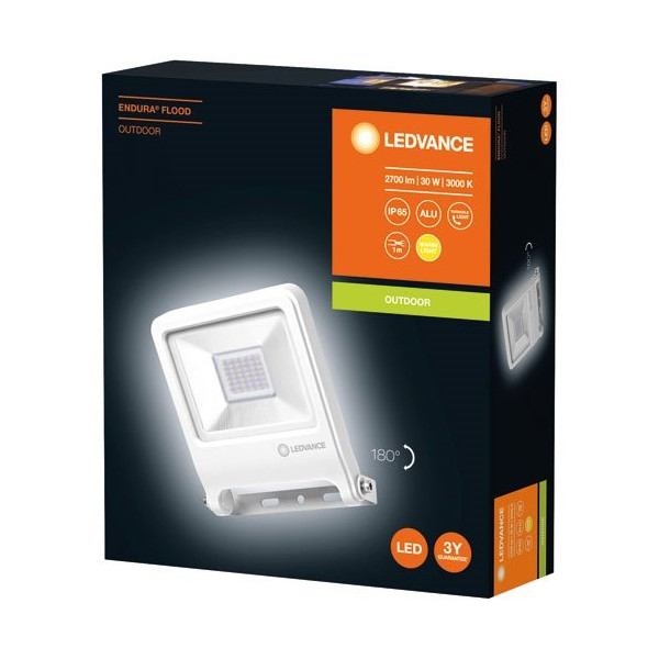 LEDVANCE - Projecteur led extérieur 30w 2400lm blanc + câble