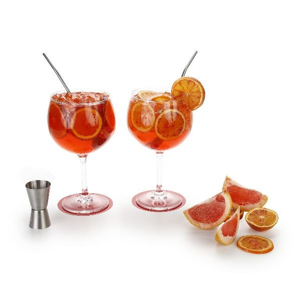 LUDI VIN - SET COCKTAIL 2 PAILLES + DOSEUR