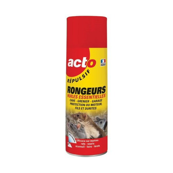 ACTO - Retro repulsif rongeurs huiles essentielles 400ml