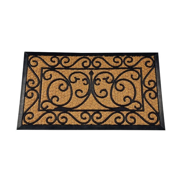 IDMAT - Tapis cuba rectangulaire volute 40x60cm