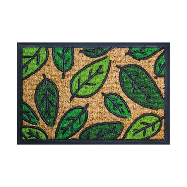 IDMAT - Tapis cuba rectangulaire feuille 40x60cm