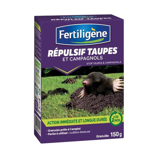 FERTILIGENE - Anti taupes/campagnols granulés PAE 150g