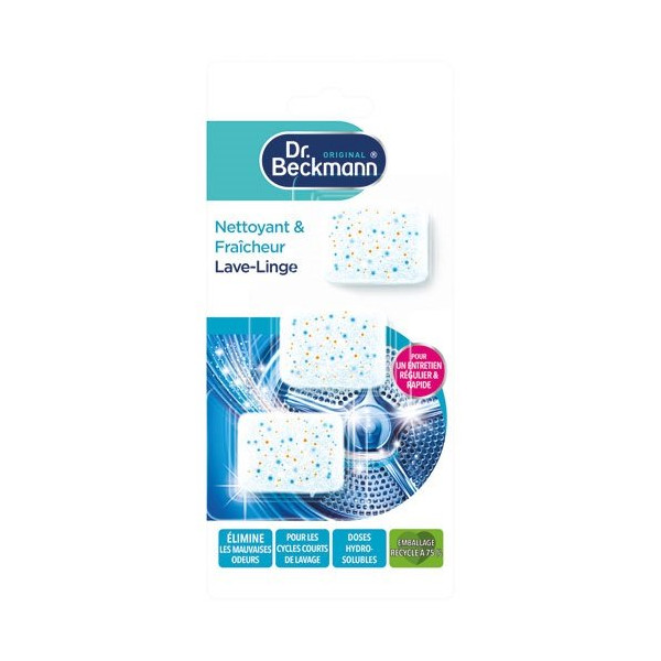 DR BECKMANN - Dr beckmann nettoyant lave linge caps x3