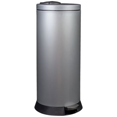 POUBELLE MAGIC 30L GRIS METAL