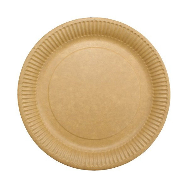 SPHERE - Assiettes carton kraft lamination bio 18cm x50