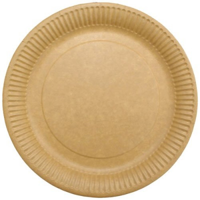 ASSIETTE RONDE KRAFT 22CM X50 (Vendu par 1)