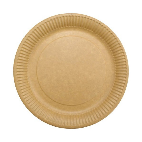 SPHERE - Assiette ronde kraft 22cm x50