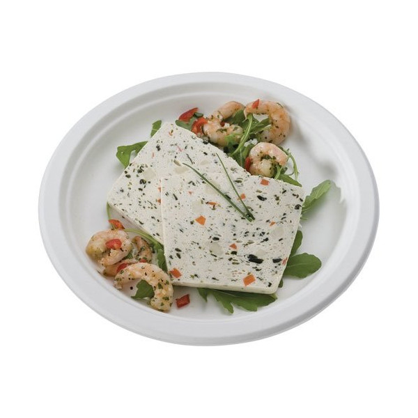 SPHERE - Assiette ronde bagasse 18cm x10