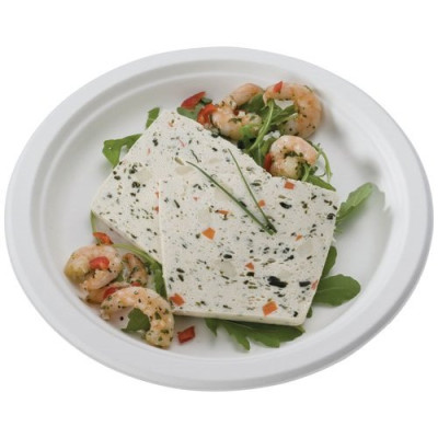 ASSIETTE RONDE BAGASSE 23CM X10 (Vendu par 1)