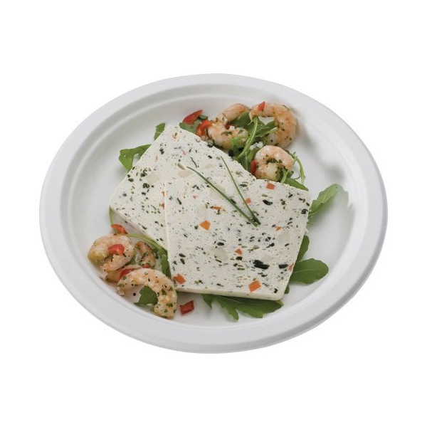 SPHERE - Assiette ronde bagasse 23cm x10