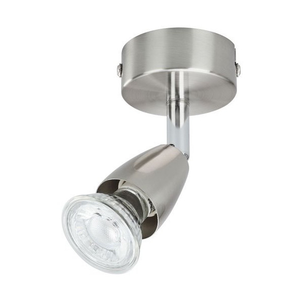 PROFILE  - Spot mural led gu10 3w 230 lumens acier brossé