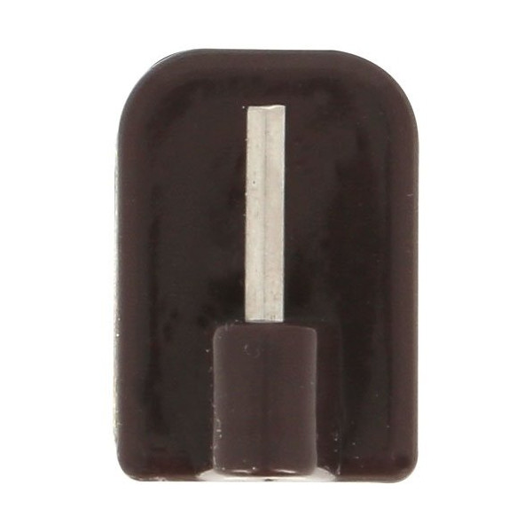 MOBOIS - Pitons adhésifs marron blister de 4