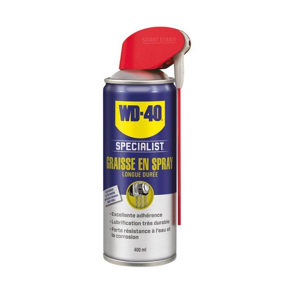 WD40 SPECIALIST - Wd40 specialist graisse en spray longue duree 400ml